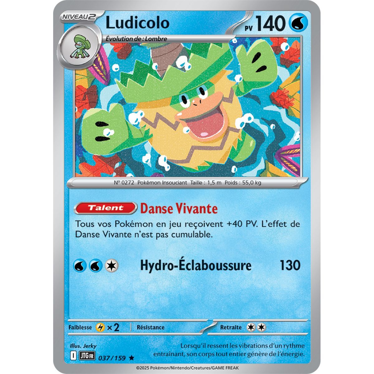 Item Ludicolo - Reverse 37/159 - Ecarlate et Violet 9 Aventures Ensemble