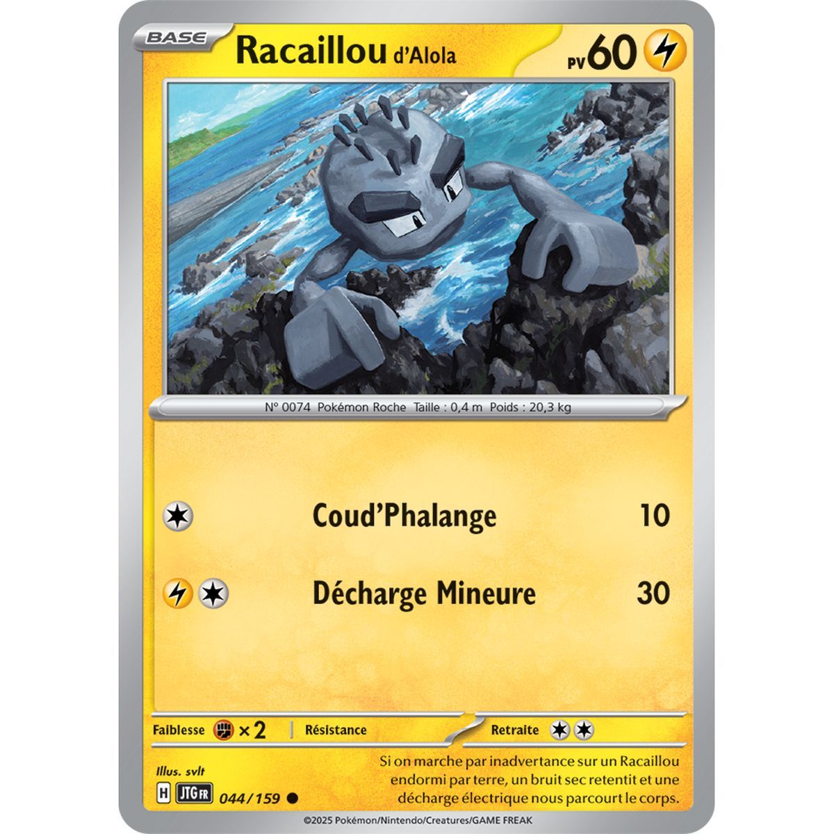 Item Racaillou d’Alola - Commune 44/159 - Ecarlate et Violet 9 Aventures Ensemble