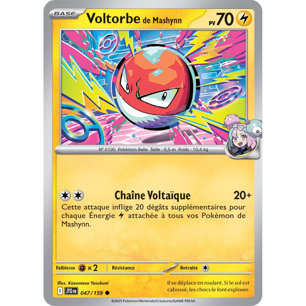 Item Voltorbe de Mashynn - Commune 47/159 - Ecarlate et Violet 9 Aventures Ensemble