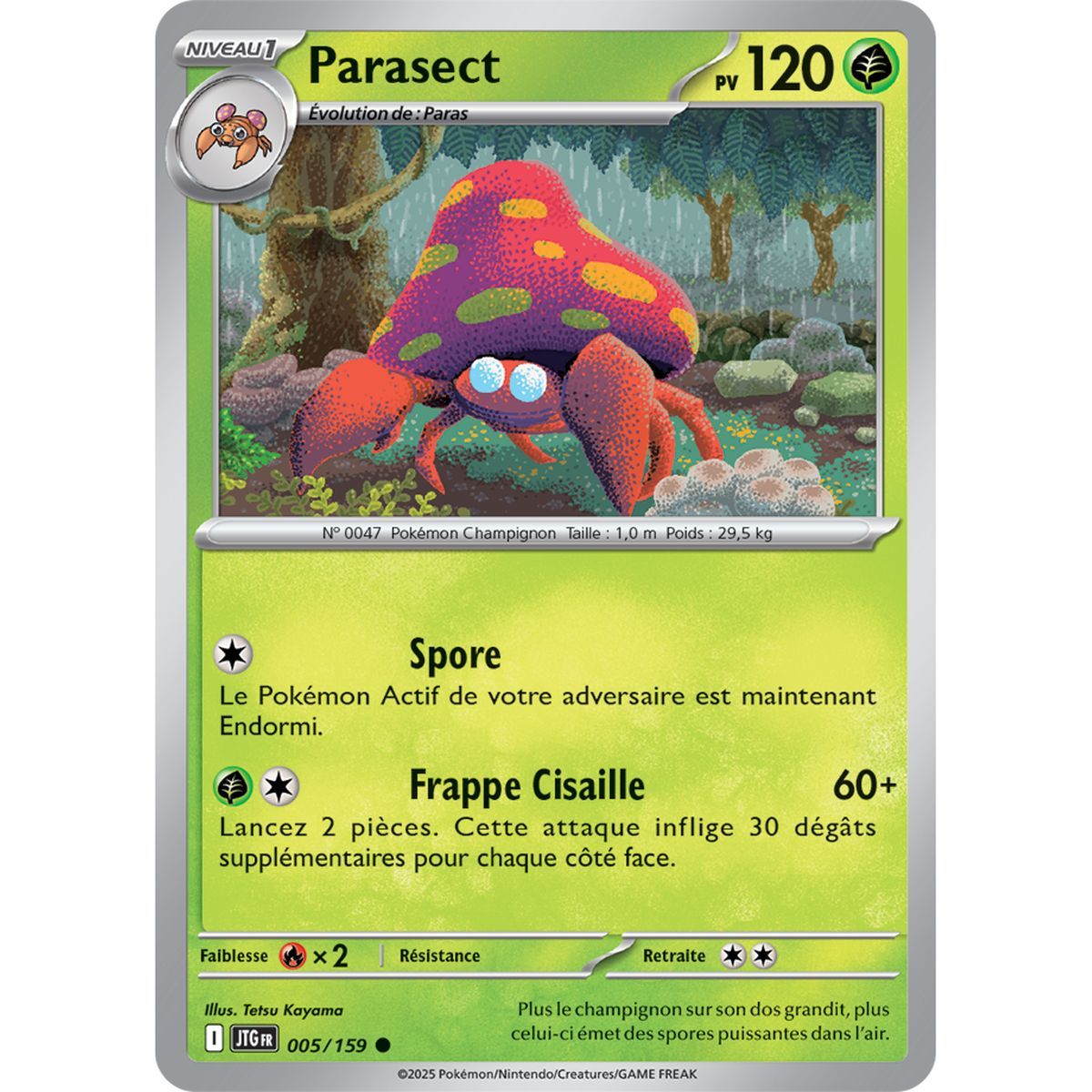 Item Parasect - Commune 5/159 - Ecarlate et Violet 9 Aventures Ensemble