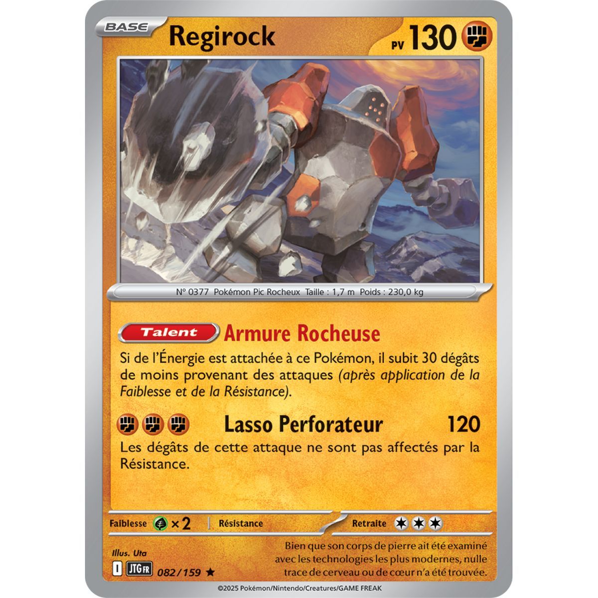 Item Regirock - Reverse 82/159 - Ecarlate et Violet 9 Aventures Ensemble