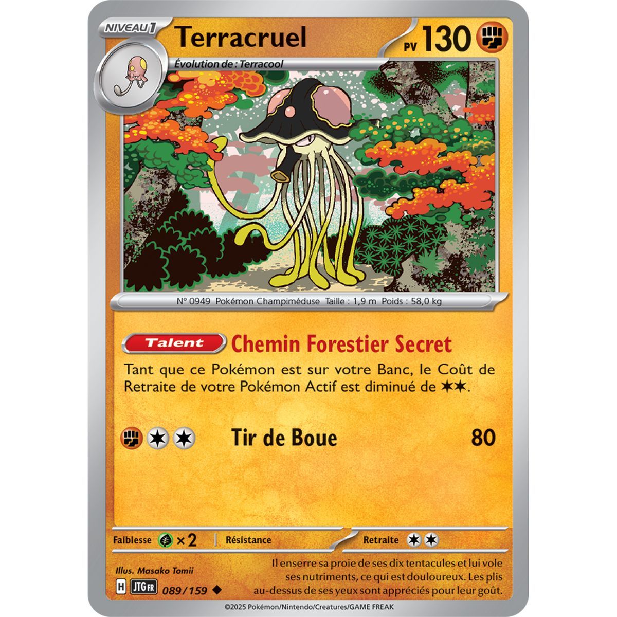 Item Terracruel - Peu Commune 89/159 - Ecarlate et Violet 9 Aventures Ensemble