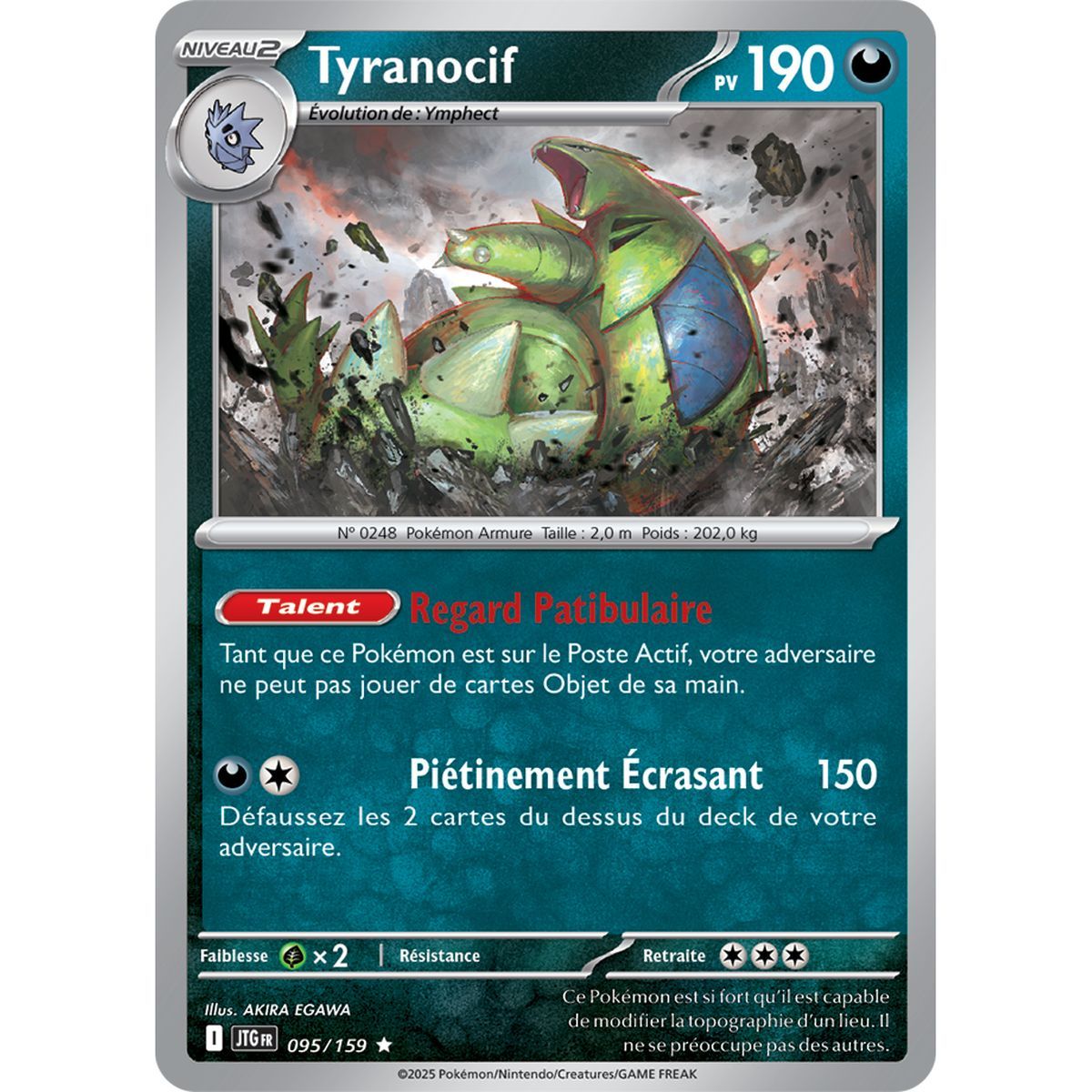 Item Tyranocif - Reverse 95/159 - Ecarlate et Violet 9 Aventures Ensemble