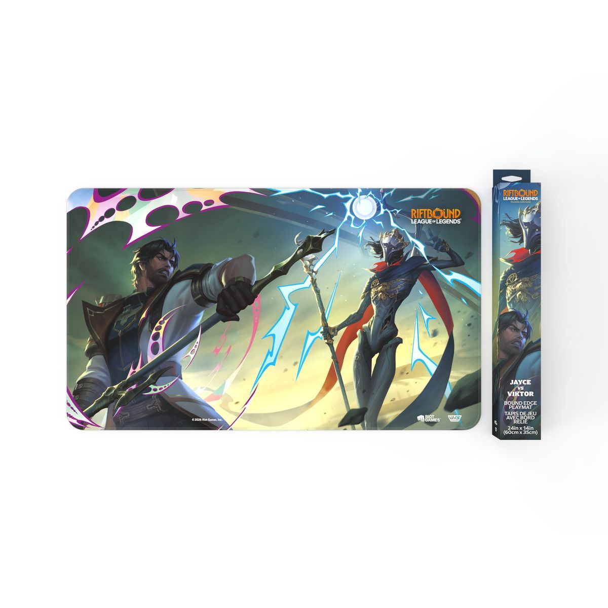 Tapis de Jeu - Jayce vs Viktor - Riftbound League of Legends TCG - Set 4 Vendetta - Scellé