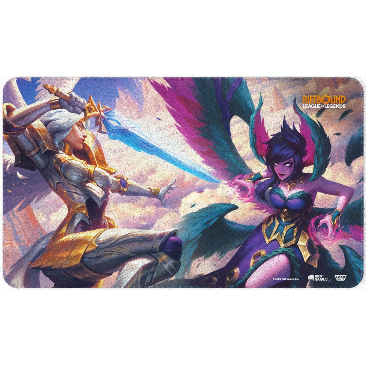 Tapis de Jeu - Kayle vs Morgana - Riftbound League of Legends TCG - Set 4 Vendetta - Scellé