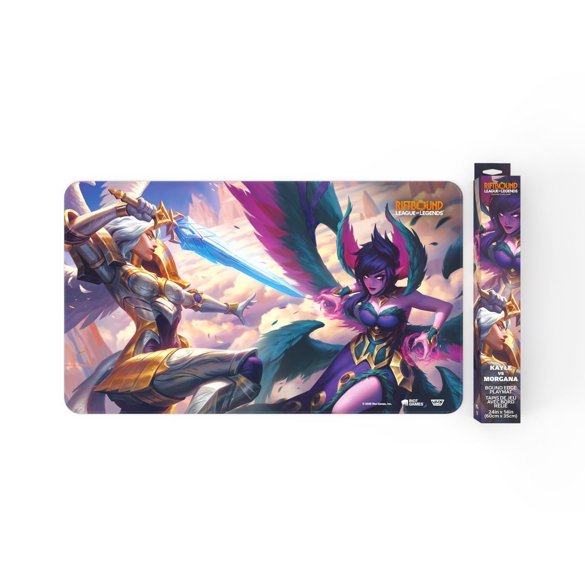 Tapis de Jeu - Kayle vs Morgana - Riftbound League of Legends TCG - Set 4 Vendetta - Scellé