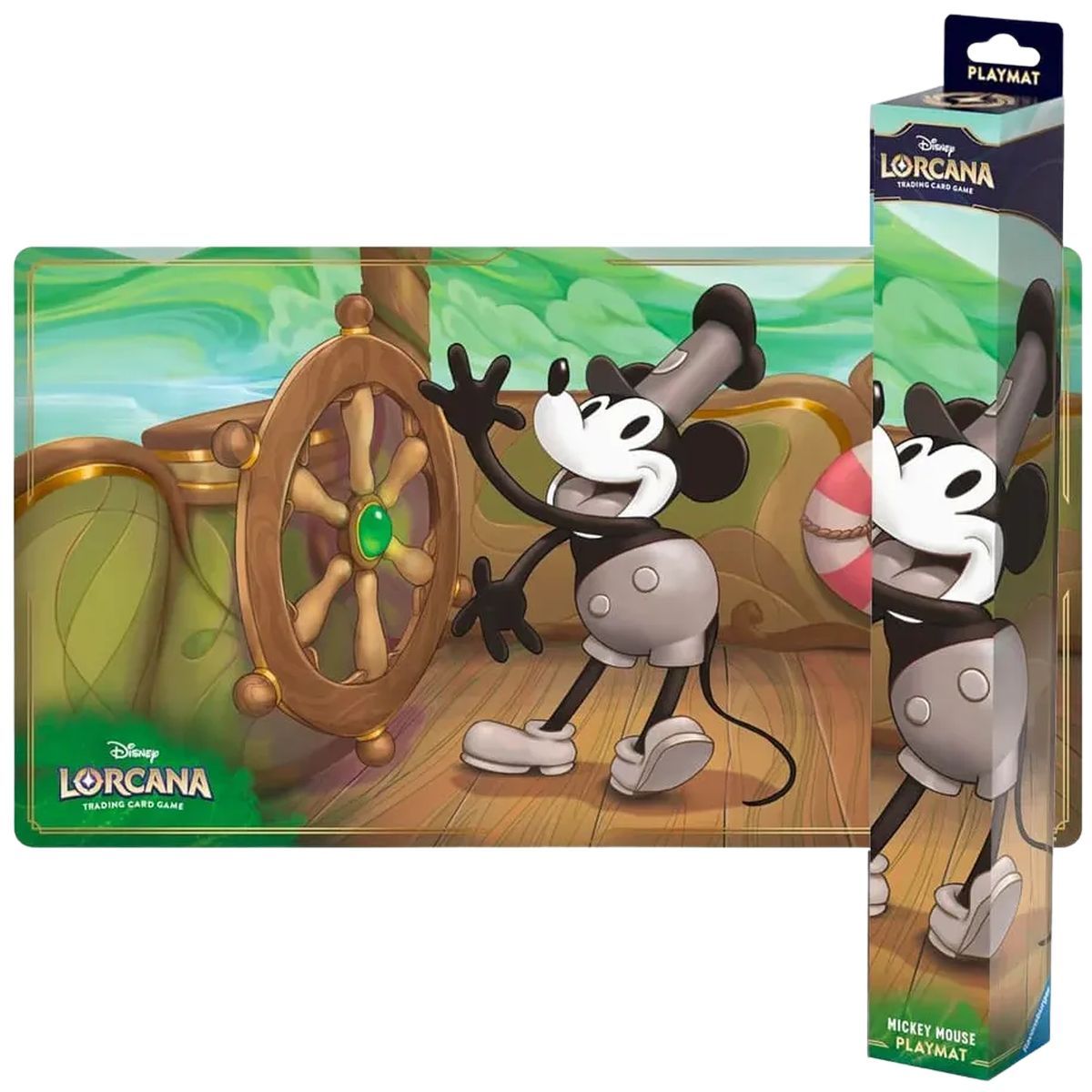 Tapis de Jeu - Mickey Mouse (Steamboat Willie) - Chapitre 1 : Premier Chapitre - Disney Lorcana - Set 1 - Scellé