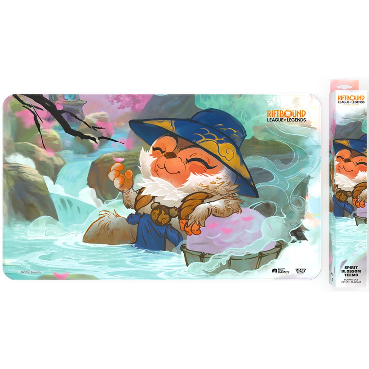 Tapis de Jeu - Spirit Blossom Teemo - Riftbound League of Legends TCG - Set 2 Spiritforged - Scellé