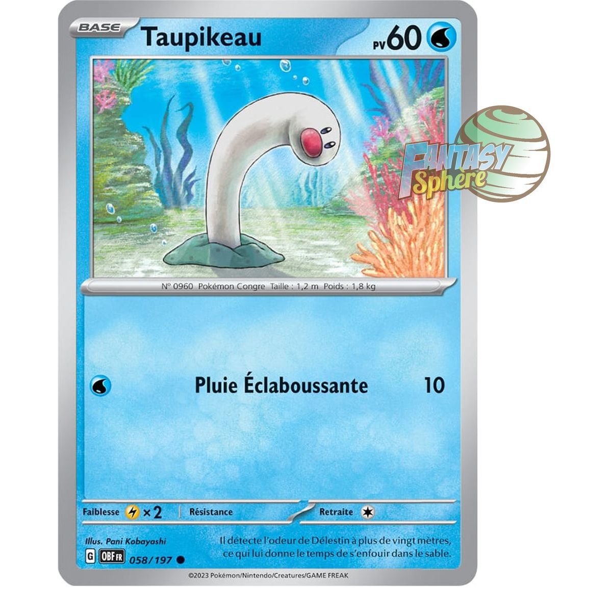 Taupikeau - Reverse 58/197 - Ecarlate et Violet Flammes Obsidiennes