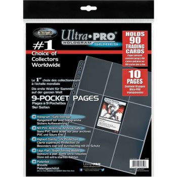 Item 10 Pages de Classeur - 9 Cases - Platinum Series - Ultra Pro