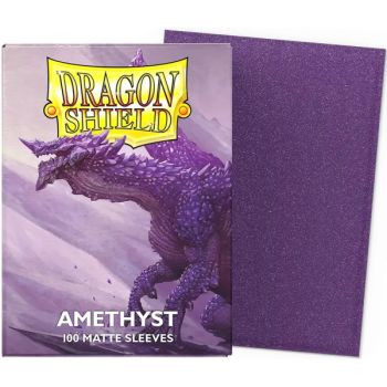 100 Protèges Cartes - Standard - Matte Amethyst - Dragon Shield