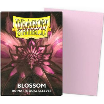 photo 100 Pochettes Standard - Matte Sleeves Blossom - Dragon Shield