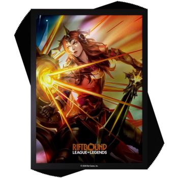 100 Protèges Cartes - Pochettes - Diana vs Leona - Riftbound League of Legends TCG - Set 4 Vendetta - Scellé