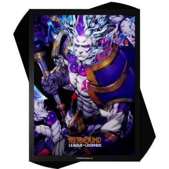 photo 100 Protèges Cartes - Pochettes - Spirit Blossom Darius - Riftbound League of Legends TCG - Set 2 Spiritforged - Scellé