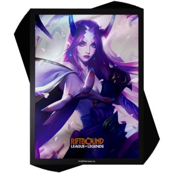 100 Protèges Cartes - Pochettes - Spirit Blossom Irelia - Riftbound League of Legends TCG - Set 2 Spiritforged - Scellé
