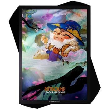100 Protèges Cartes - Pochettes - Spirit Blossom Teemo - Riftbound League of Legends TCG - Set 2 Spiritforged - Scellé