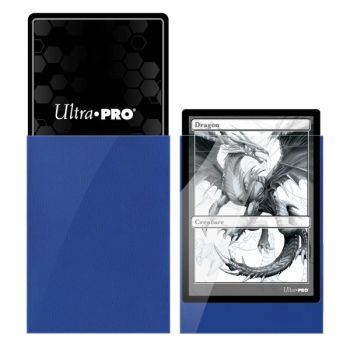 100 Protèges Cartes - Standard - Pro-Gloss : Bleu Blue - Ultra Pro