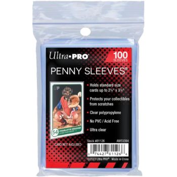 1000 Protèges Cartes - Standard - Soft Sleeves - Souple - Ultra Pro