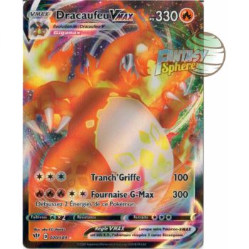 Item Dracaufeu Vmax - Full Art Ultra Rare  20/189  - EB03 Ténèbres Embrasées