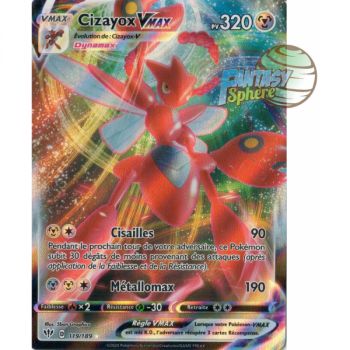 Item Cizayox Vmax - Full Art Ultra Rare  119/189  - EB03 Ténèbres Embrasées