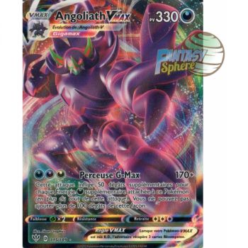 Item Angoliath Vmax - Full Art Ultra Rare  115/189  - EB03 Ténèbres Embrasées