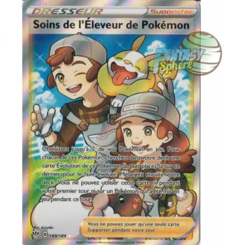 Item Soins de l'Eleveur de Pokémon - Full Art Ultra Rare  188/189  - EB03 Ténèbres Embrasées