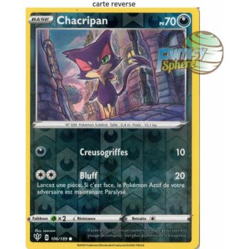 Item Chacripan - Reverse 106/189  - EB03 Ténèbres Embrasées