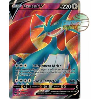 Item Drattak V - Full Art Ultra Rare  185/189  - EB03 Ténèbres Embrasées