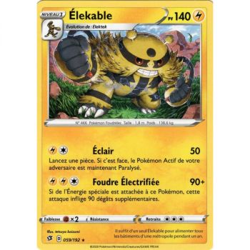 Item Élekable - Reverse 059/192 EB02 Clash des Rebelles
