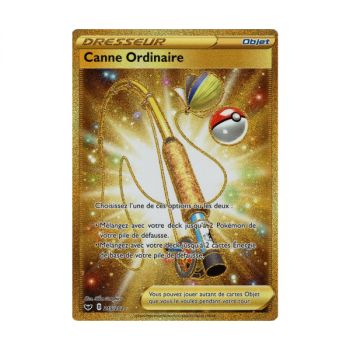 Item Canne Ordinaire - Secret Rare 215/202 EB01 Epée et Bouclier