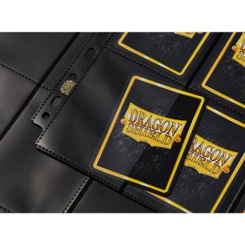 Dragon Shield - 10 Pages de Classeur - 18 Cases - Side-Load Black Non-Glare (10)