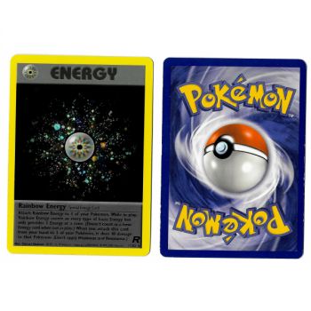Item Rainbow Energy 17/82 Team Rocket Holo Unlimited Anglais Voir Scan