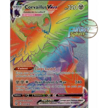 Item Corvaillus VMAX - Secret Rare 171/163 - Epee et Bouclier Style de Combat