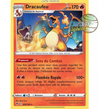 Item Dracaufeu - Reverse 25/185 - Epee et Bouclier 4 Voltage Eclatant