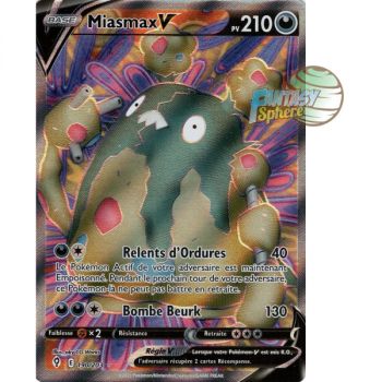 Item Miasmax V - Full Art Ultra Rare 190/203 - Epee et Bouclier Evolution Celeste