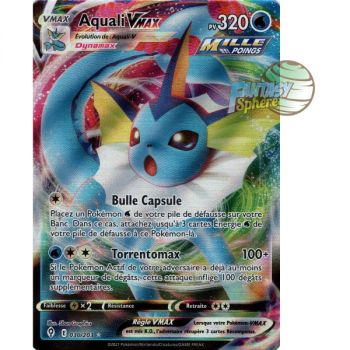 Item Aquali VMAX - Full Art Ultra Rare 30/203 - Epee et Bouclier Evolution Celeste