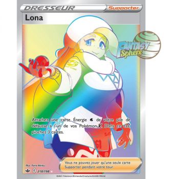 Item Lona - Secret Rare 218/198 - Epee et Bouclier Regne de Glace