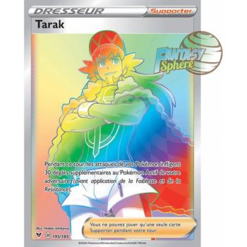 Item Tarak - Secret Rare 195/185 - Epee et Bouclier 4 Voltage Eclatant
