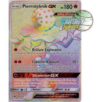 Item Pierroteknik GX - Secret Rare 219/214 - Soleil et Lune 8 Tonnerre Perdu