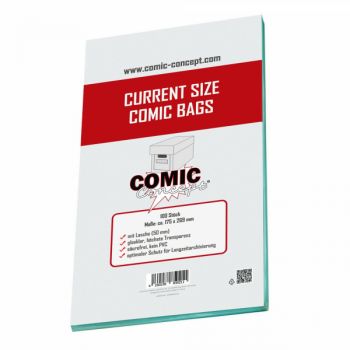 Item Comic Concept - Comic Bags - Resealable - Current Size (100)