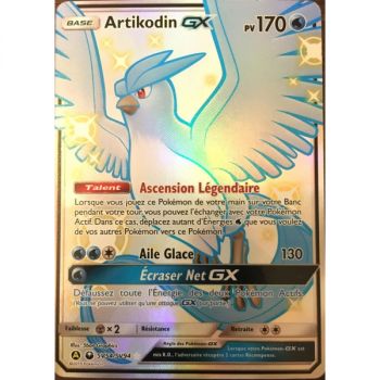 Artikodin GX - Full Art Ultra Rare SV54/SV94 - Soleil et Lune 11.5 Destinees Occultes