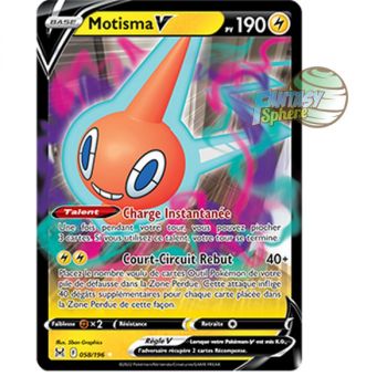 Item Motisma V - Ultra Rare 58/196 - Epee et Bouclier 11 Origine Perdue