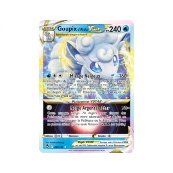 Item Goupix d'Alola VSTAR - Ultra Rare 34/195 - Epee et Bouclier 12 Tempete Argentée