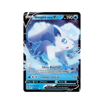 Item Goupix d'Alola V - Ultra Rare 33/195 - Epee et Bouclier 12 Tempete Argentée