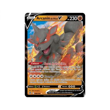 Item Arcanin de Hisui V - Ultra Rare 90/195 - Epee et Bouclier 12 Tempete Argentée