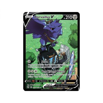 Item Corvaillus V - Full Art Ultra Rare TG18/TG30 - Epee et Bouclier 12 Tempete Argentée