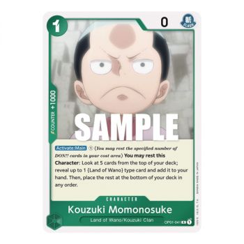 Item Kouzuki Momonosuke - R  OP01-041 - OP01 Romance Dawn