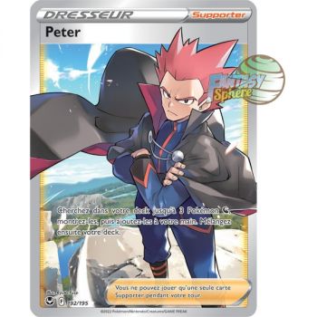Item Peter - Full Art Ultra Rare 192/195 - Epee et Bouclier 12 Tempete Argentée