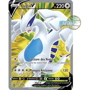 Item Lugia V - Full Art Ultra Rare 185/195 - Epee et Bouclier 12 Tempete Argentée