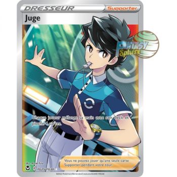 Item Juge - Full Art Ultra Rare TG25/TG30 - Epee et Bouclier 12 Tempete Argentée